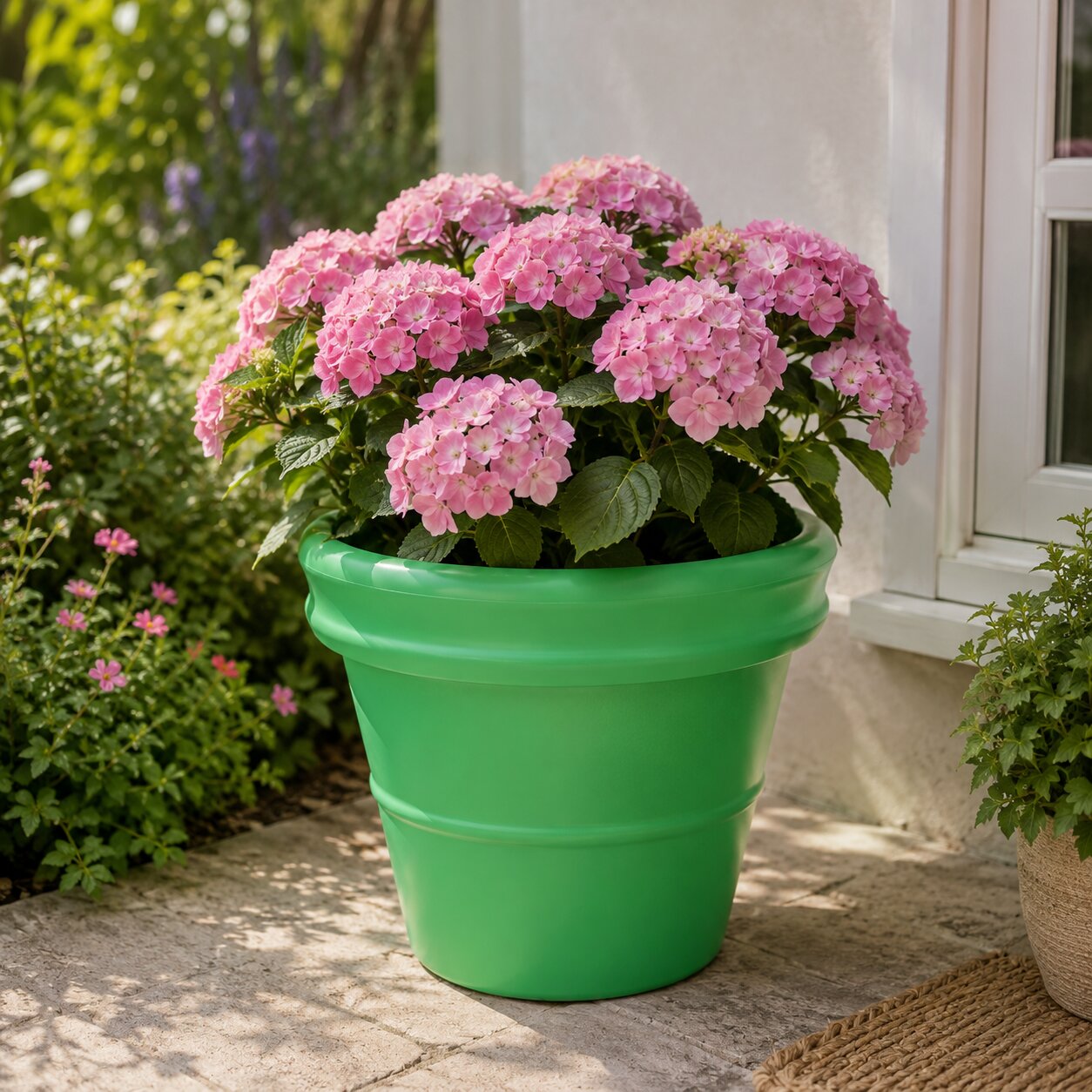 Conical M Green Planter