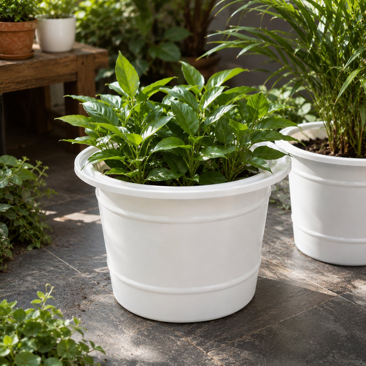 Round Tub 350L – Large Capacity Plastic Utility Tub