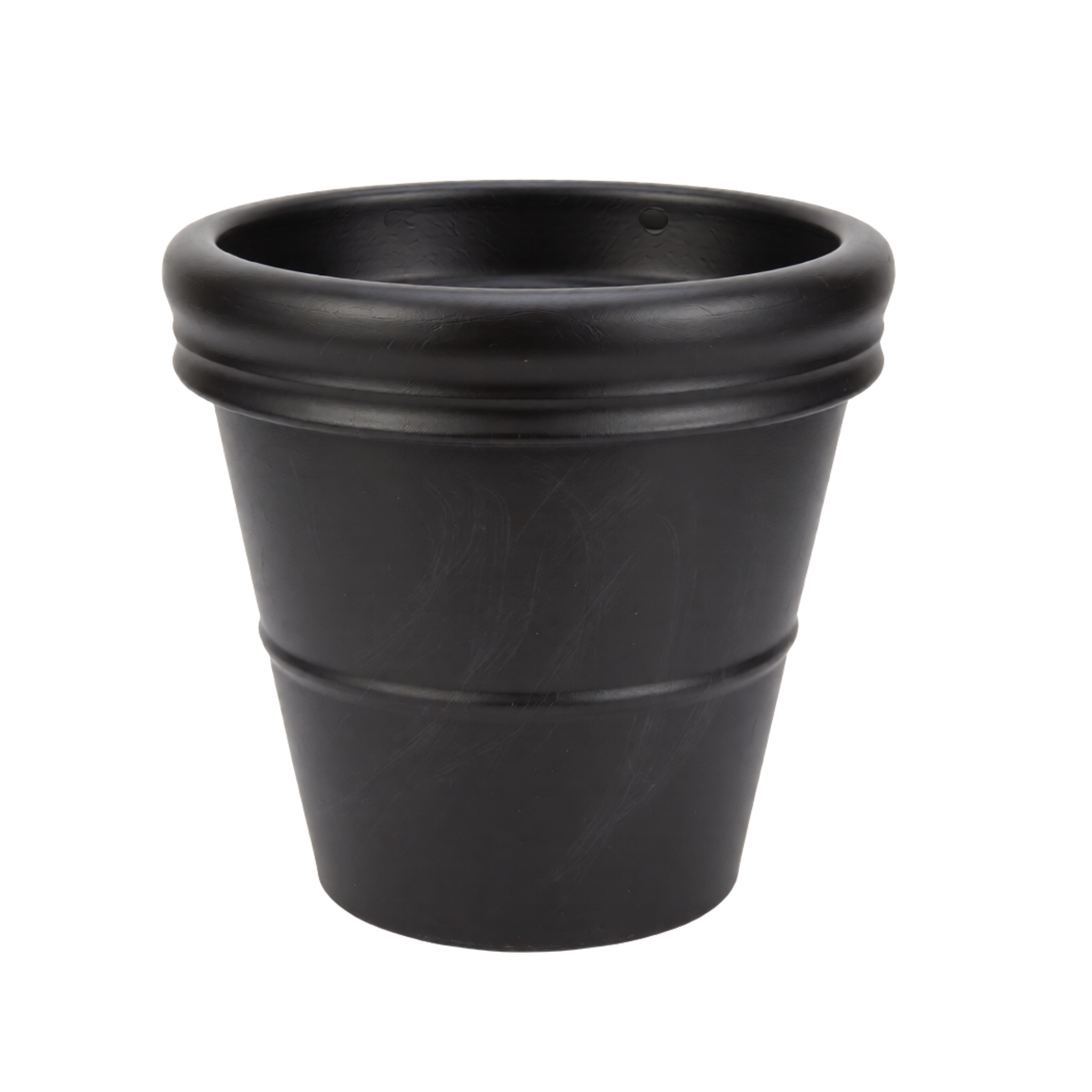 Conical XL Black Planter – Large Decorative Garden Pot